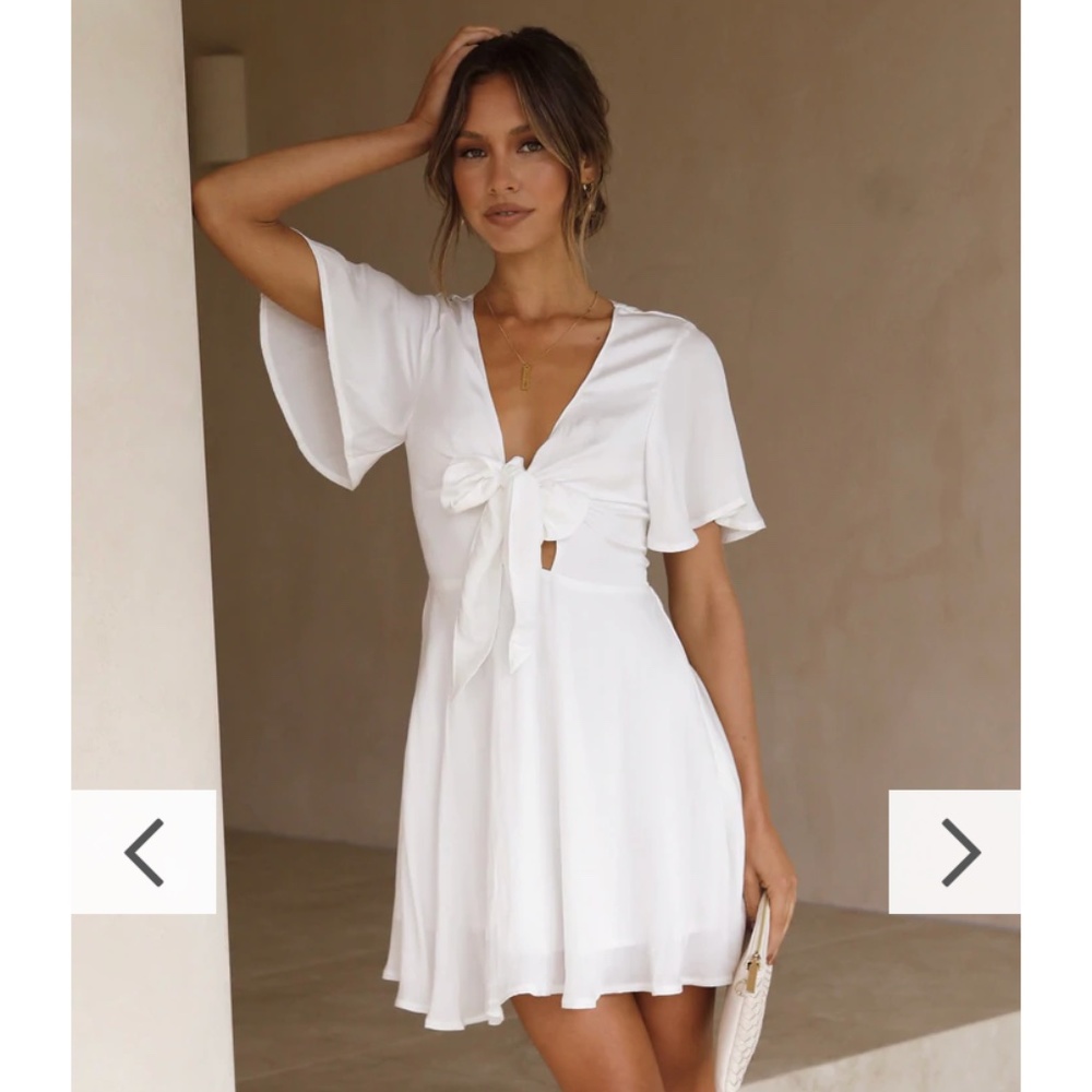 Billy J Luna Dress White